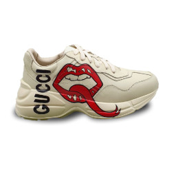Gucci Rhyton Sneaker With Mouth Print