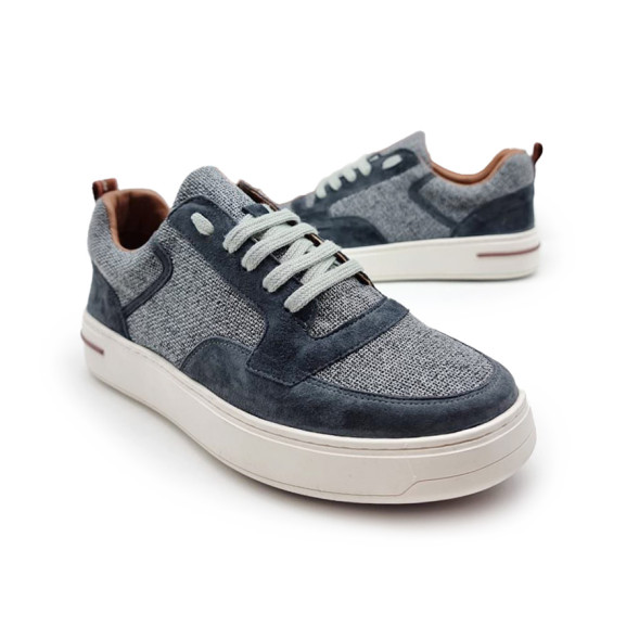 Унисекс кроссовки Loro Piana Newport Walk Grey/Dark Grey