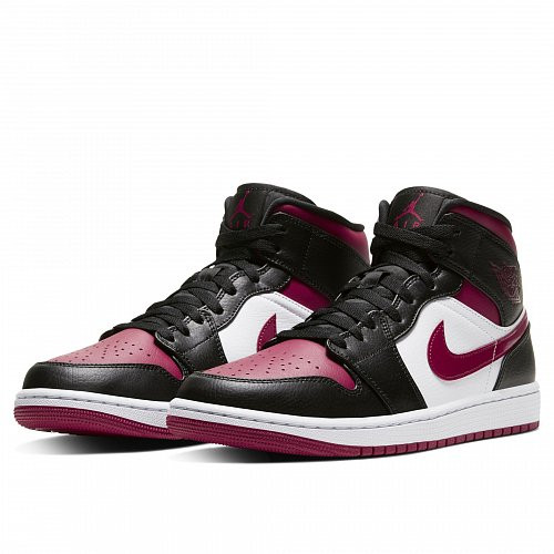 Унисекс кроссовки Nike Air Jordan 1 Mid Bred Toe