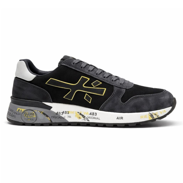 Унисекс кроссовки Premiata 483 Textile/Suede Grey/Black