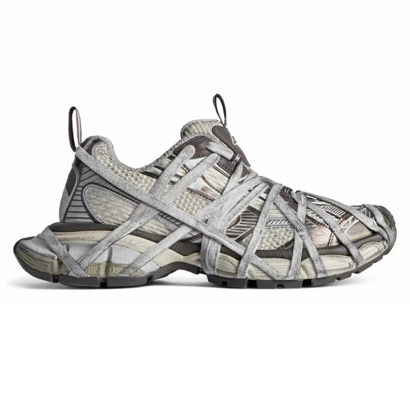 Мужские кроссовки Balenciaga 3XL Extreme Lace Sneaker Brown Grey Beige 
