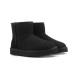 Женские непромокаемые мини угги Classic Mini Black II