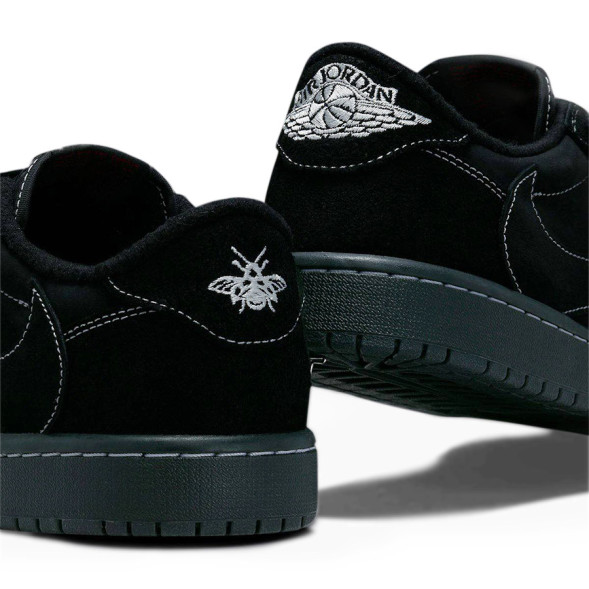Унисекс кроссовки Nike Air Jordan 1 Low Travis Scott Black Phantom