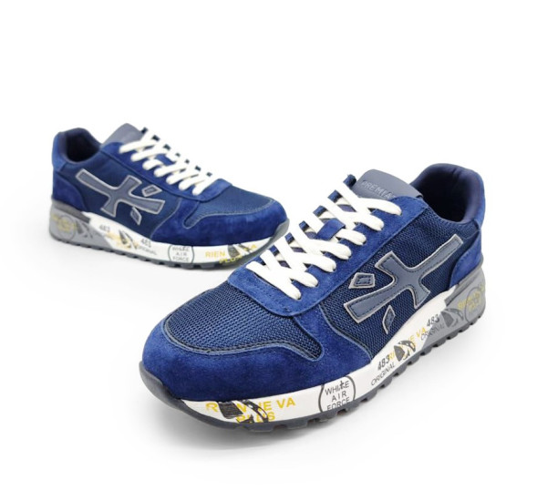 Унисекс кроссовки Premiata 483 Textile/Suede Navy