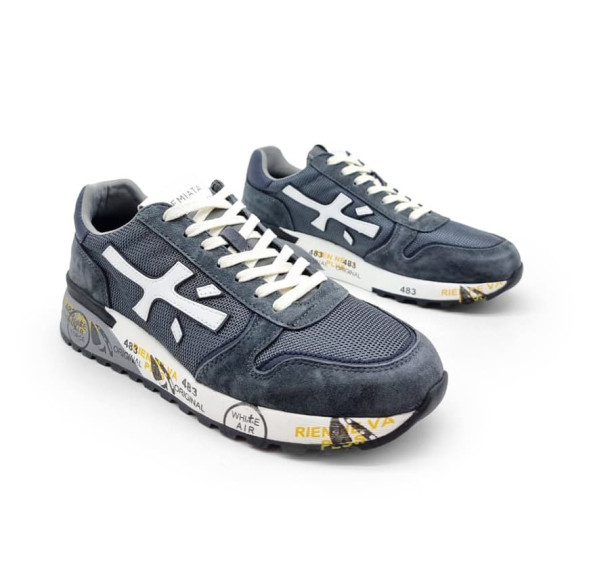 Унисекс кроссовки Premiata 483 Textile/Suede Grey