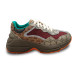 Женские кроссовки Gucci Rython GG Multicolor Brown
