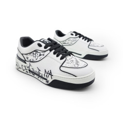 Dolce &amp; Gabbana White Black Graphiti