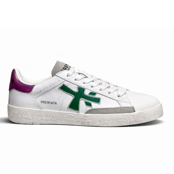 Женские кеды Premiata Outdoor Skateboard White/Green