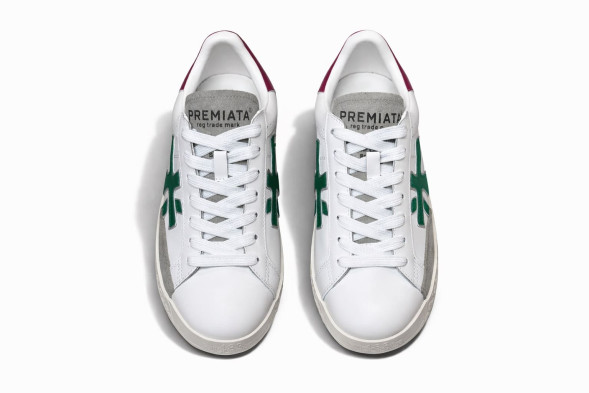 Женские кеды Premiata Outdoor Skateboard White/Green
