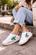 Женские кеды Premiata Outdoor Skateboard White/Green