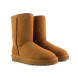Женские непромокаемые короткие угги Classic Short Chestnut II