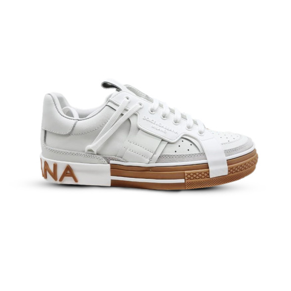 Унисекс кроссовки Dolce &amp; Gabbana White Brown