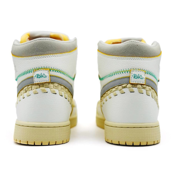 Мужские кроссовки Nike Air Jordan 1 Bephies Beauty Supply Man White
