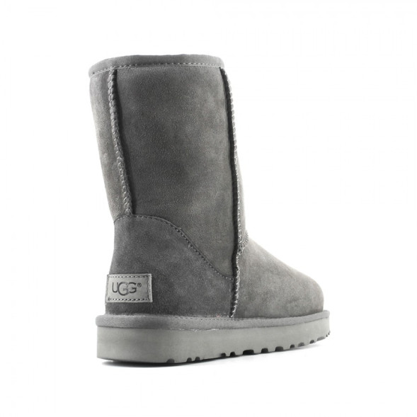 Женские непромокаемые короткие угги Classic Short Grey II