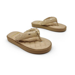 Chanel 5 Flip-flops Beige