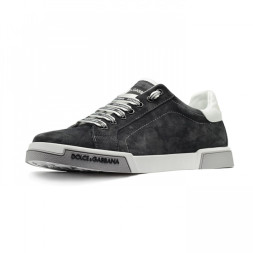 Мужские кеды Dolce &amp; Gabbana Portofino Grey/White
