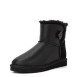Женские мини угги с пуговицей Bailey Button Mini Metallic Black