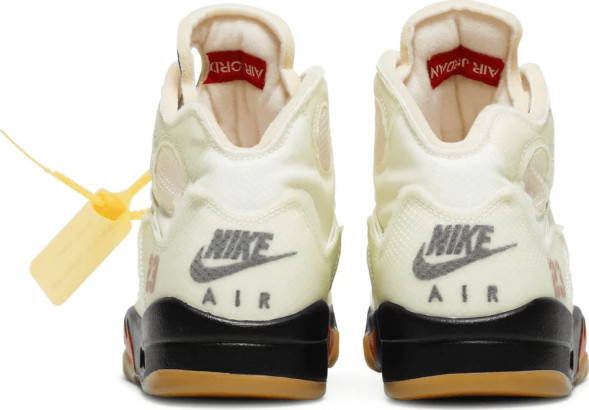 Унисекс кроссовки Nike Off-White x Air Jordan 5 SP 'Sail'