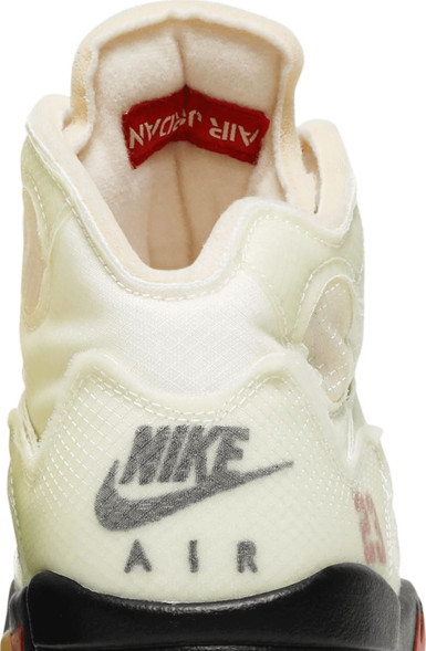 Унисекс кроссовки Nike Off-White x Air Jordan 5 SP 'Sail'