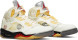Унисекс кроссовки Nike Off-White x Air Jordan 5 SP 'Sail'