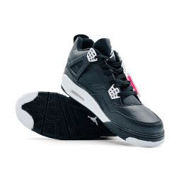 Nike Air Jordan Retro 4 Leather Black