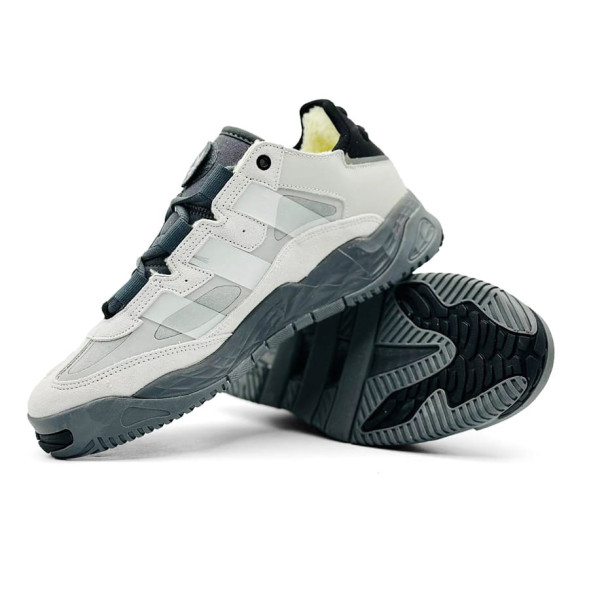 Мужские зимние кроссовки Adidas Niteball Winter White Man