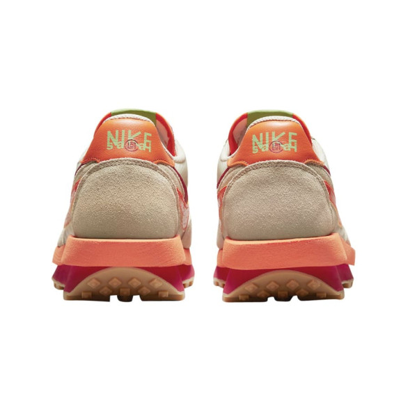 Унисекс кроссовки Nike x Sacai x CLOT LDWaffle Net Orange Blaze