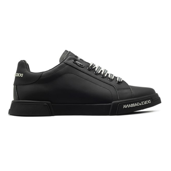 Мужские кеды Dolce &amp; Gabbana Portofino Leather Black