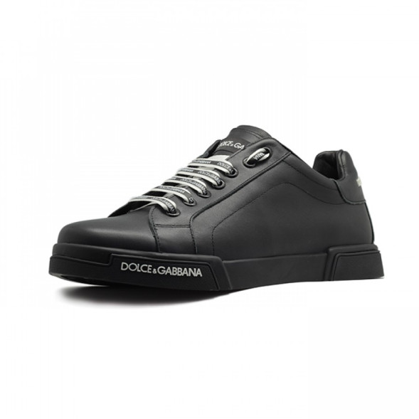 Мужские кеды Dolce &amp; Gabbana Portofino Leather Black