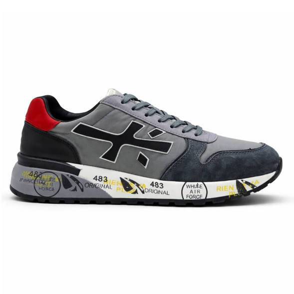 Унисекс кроссовки Premiata 483 Textile/Suede Light Grey