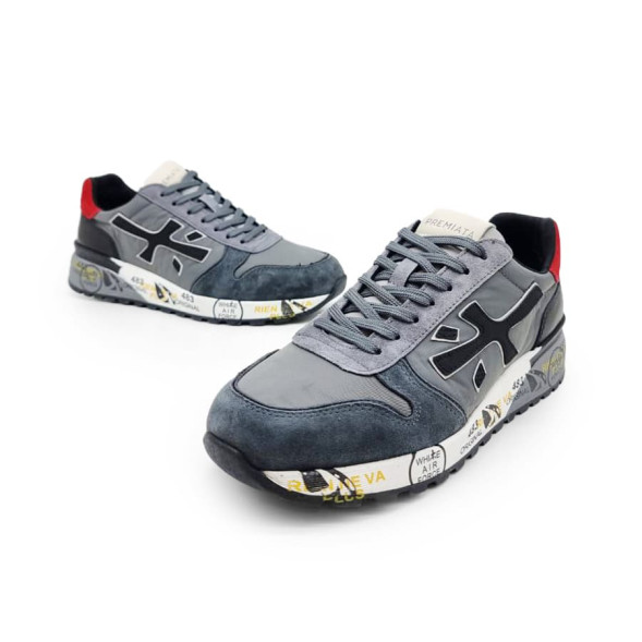 Унисекс кроссовки Premiata 483 Textile/Suede Light Grey