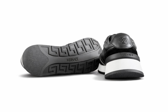 Женские кроссовки Versace Milano Sneakers Black