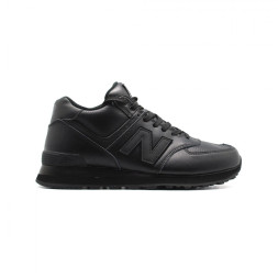 New Balance Мужские 574 High Top Black Leather