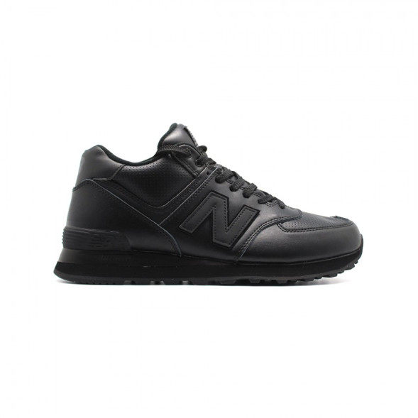 Мужские кроссовки New Balance 574 High Top Black Leather