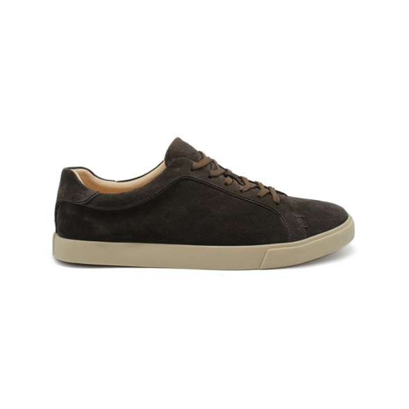 Мужские кроссовки Loro Piana Freetime Walk Sneakers Chocolate Suede