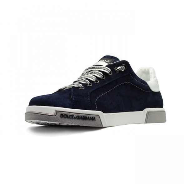 Мужские кеды Dolce &amp; Gabbana Portofino Navy/White