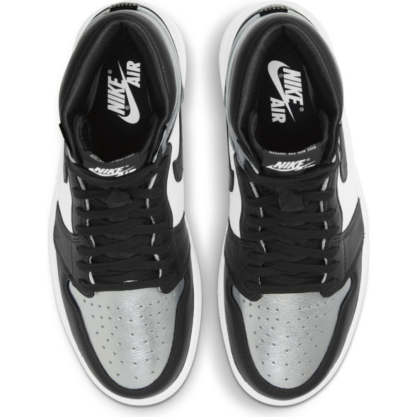 Унисекс кроссовки Nike Air Jordan 1 Retro High Silver Toe