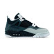 Унисекс кроссовки Nike Air Jordan 4 Black/Grey Game Royal