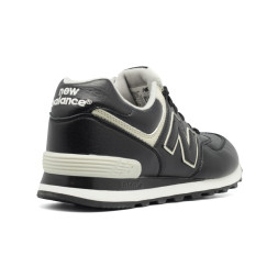 New Balance Мужские 574 Leather Black