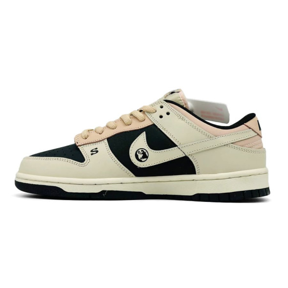 Женские кроссовки Nike Dunk Low Retro Team Red Woman Cream/Black