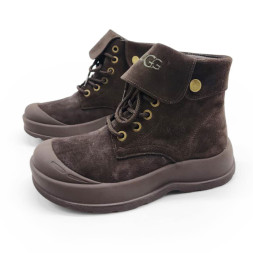 Ugg Cute Design Series Short Martin Boot Women's Chocolate