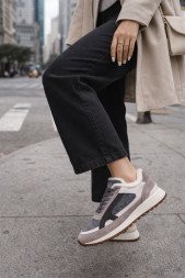 Brunello Cucinelli Suede Snikers Beige/Grey