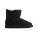 Женские непромокаемые мини угги с пуговицей Bailey Button Mini Black II