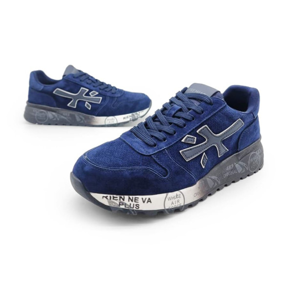 Унисекс кроссовки Premiata 483 Suede Air Navy