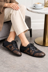 Louis Vuitton Sneakerina German Army Brown/Black