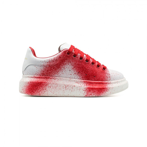 Женские кроссовки Alexander McQueen Luxe Red Printed