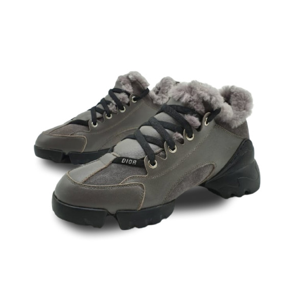 Женские зимние кроссовки Dior D-Connect Grey