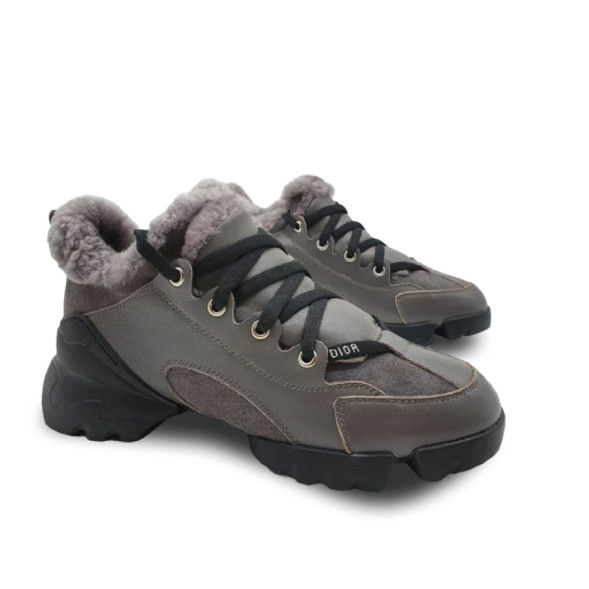 Женские зимние кроссовки Dior D-Connect Grey