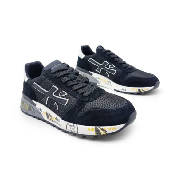 Унисекс кроссовки Premiata 483 Textile/Suede Air Black