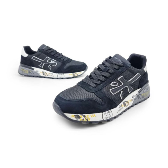 Унисекс кроссовки Premiata 483 Textile/Suede Air Black